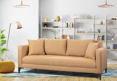 Extandable Sofa Light Brown